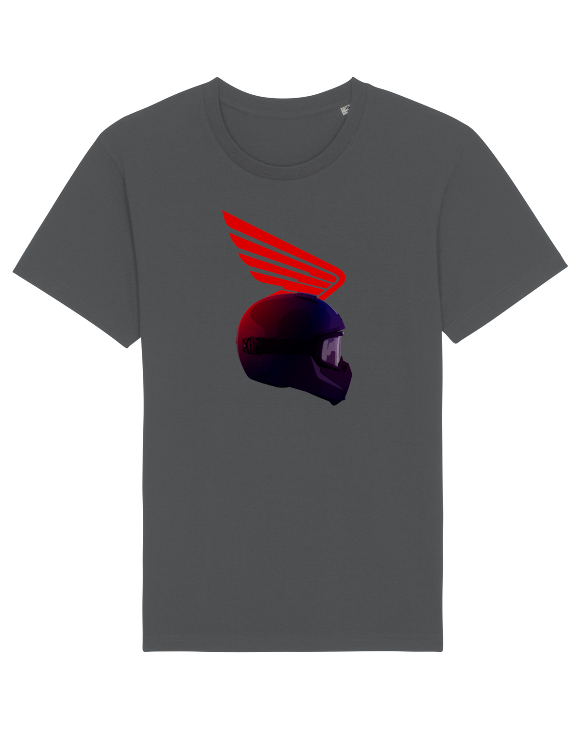 Tricou mânecă scurtă Unisex Rocker Anthracite