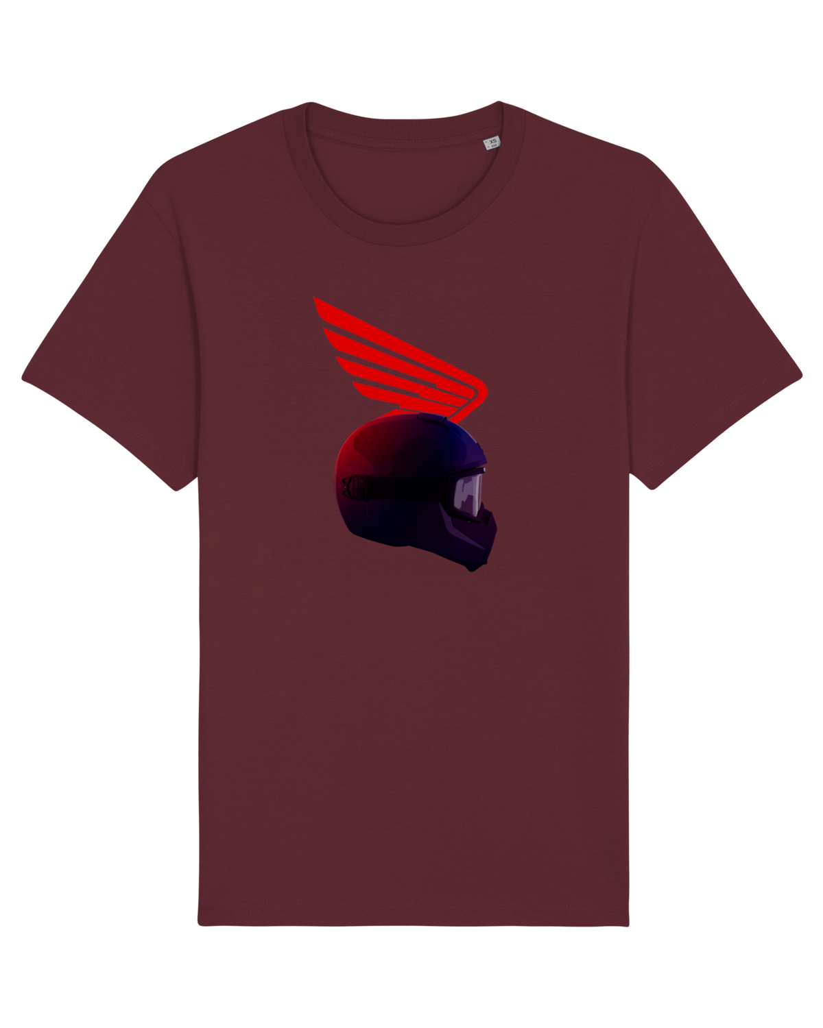 Tricou mânecă scurtă Unisex Rocker Burgundy