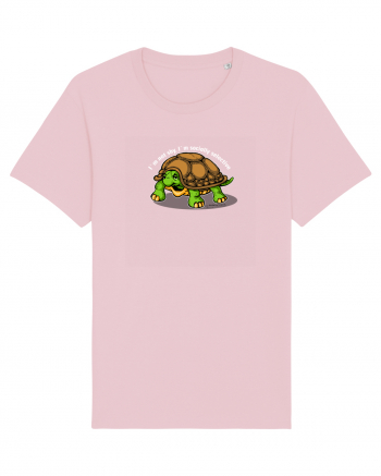 I`m not shy, just socially selective Cotton Pink