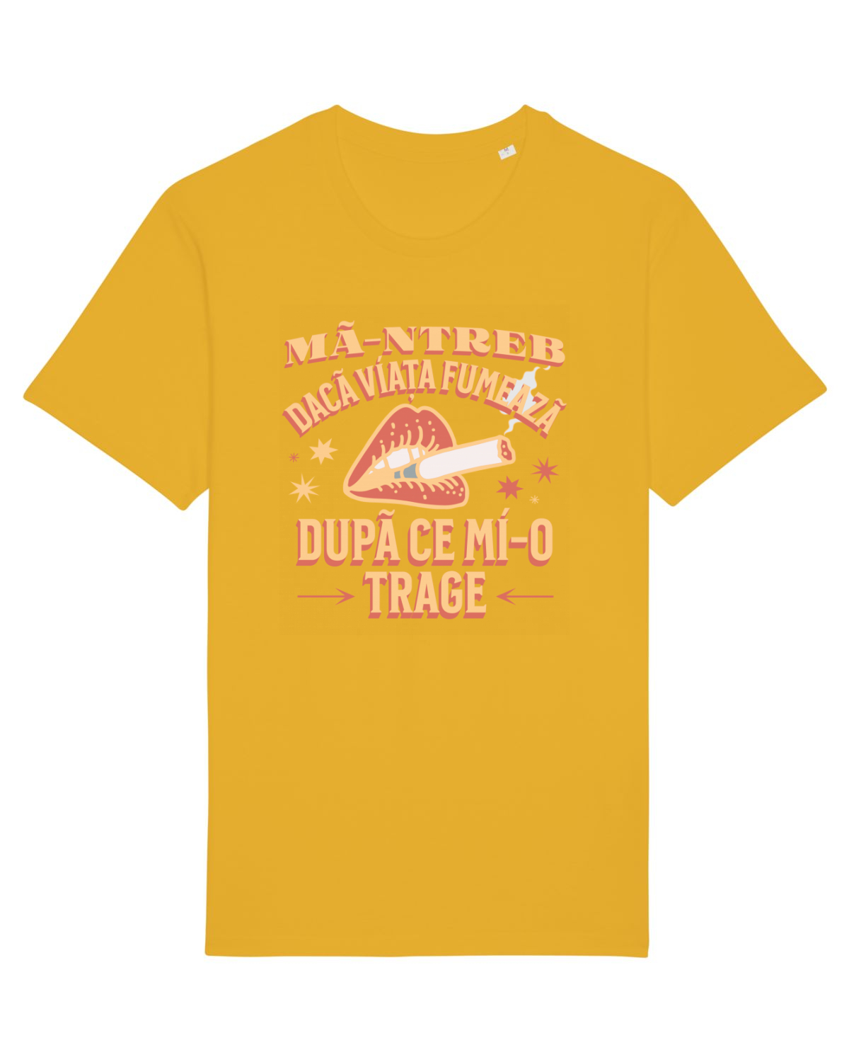 Tricou mânecă scurtă Unisex Rocker Spectra Yellow