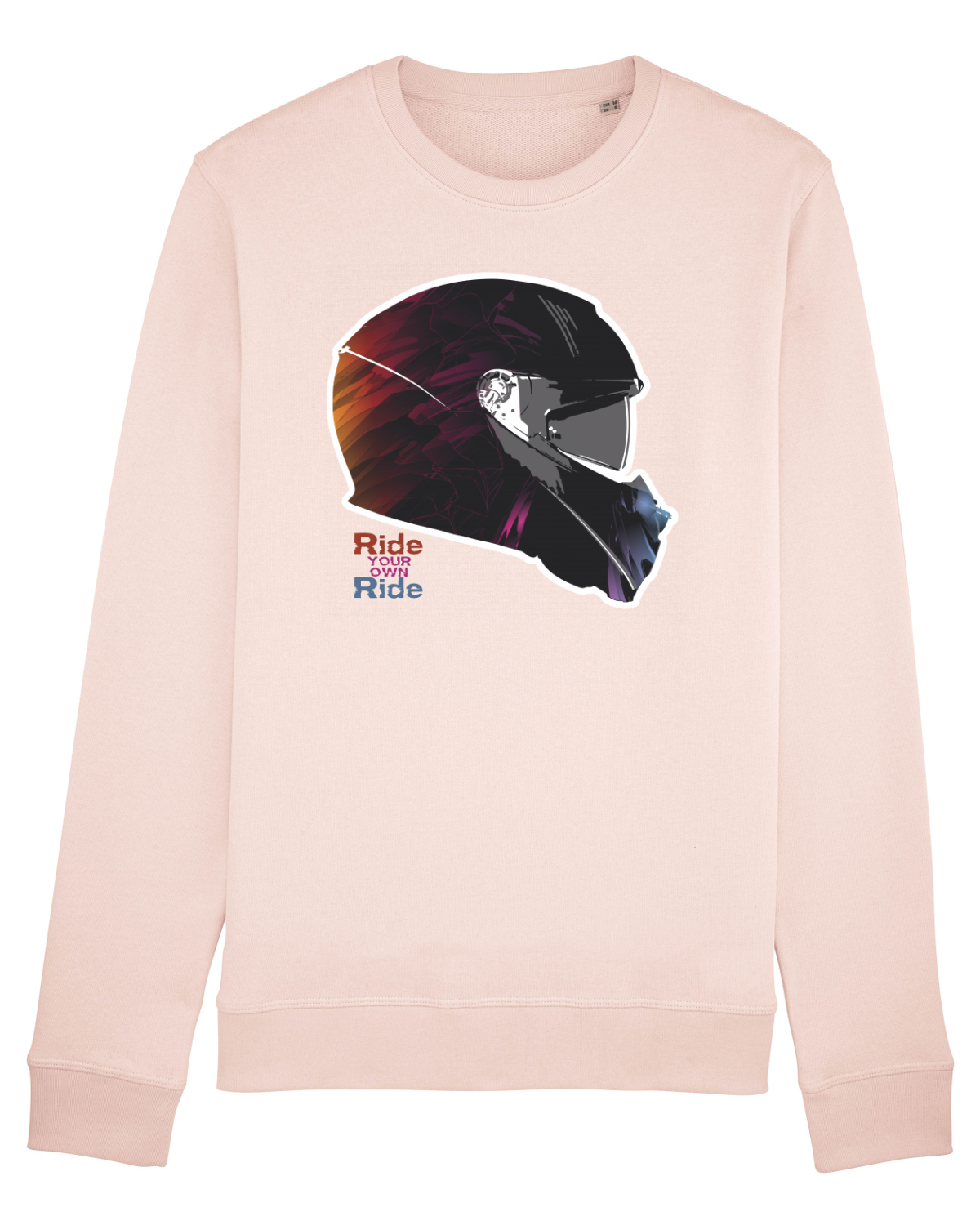 Bluză mânecă lungă Unisex Rise Candy Pink