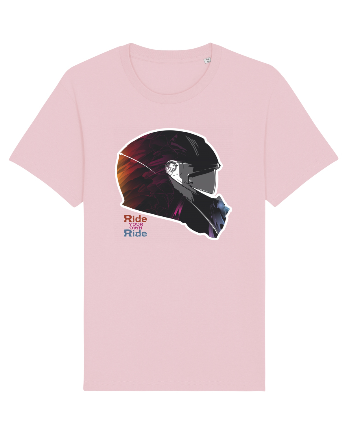 Tricou mânecă scurtă Unisex Rocker Cotton Pink