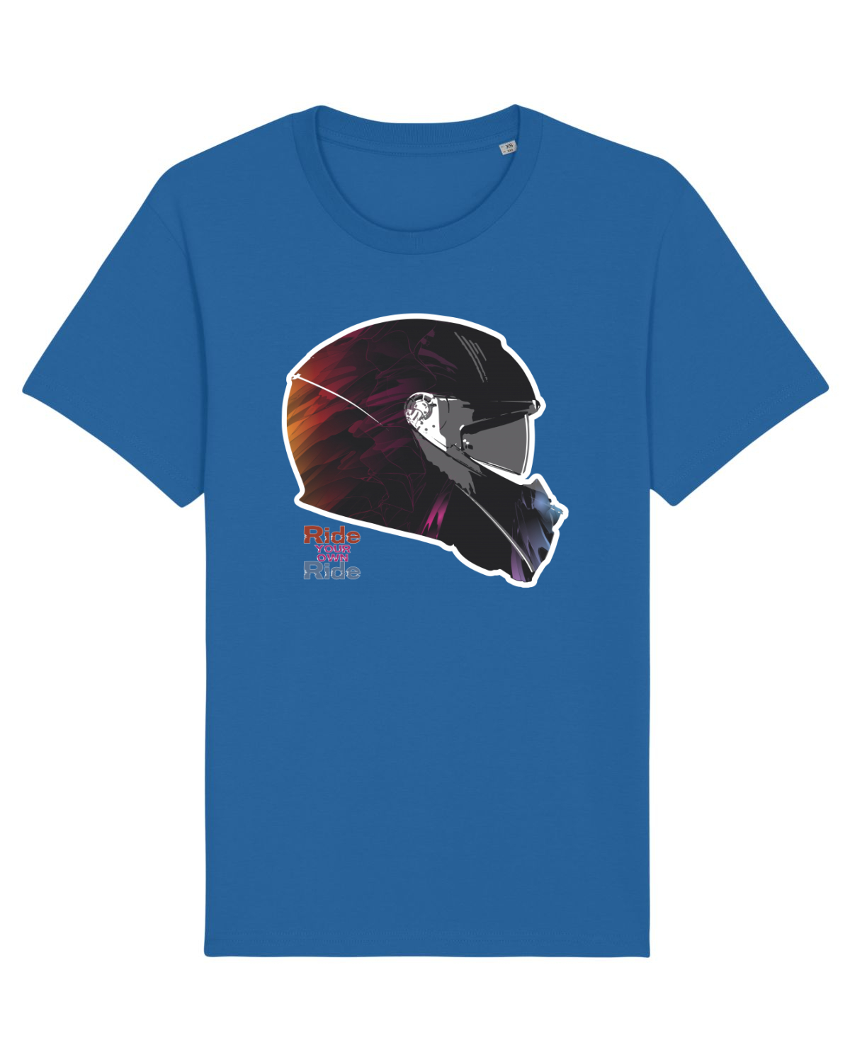 Tricou mânecă scurtă Unisex Rocker Royal Blue