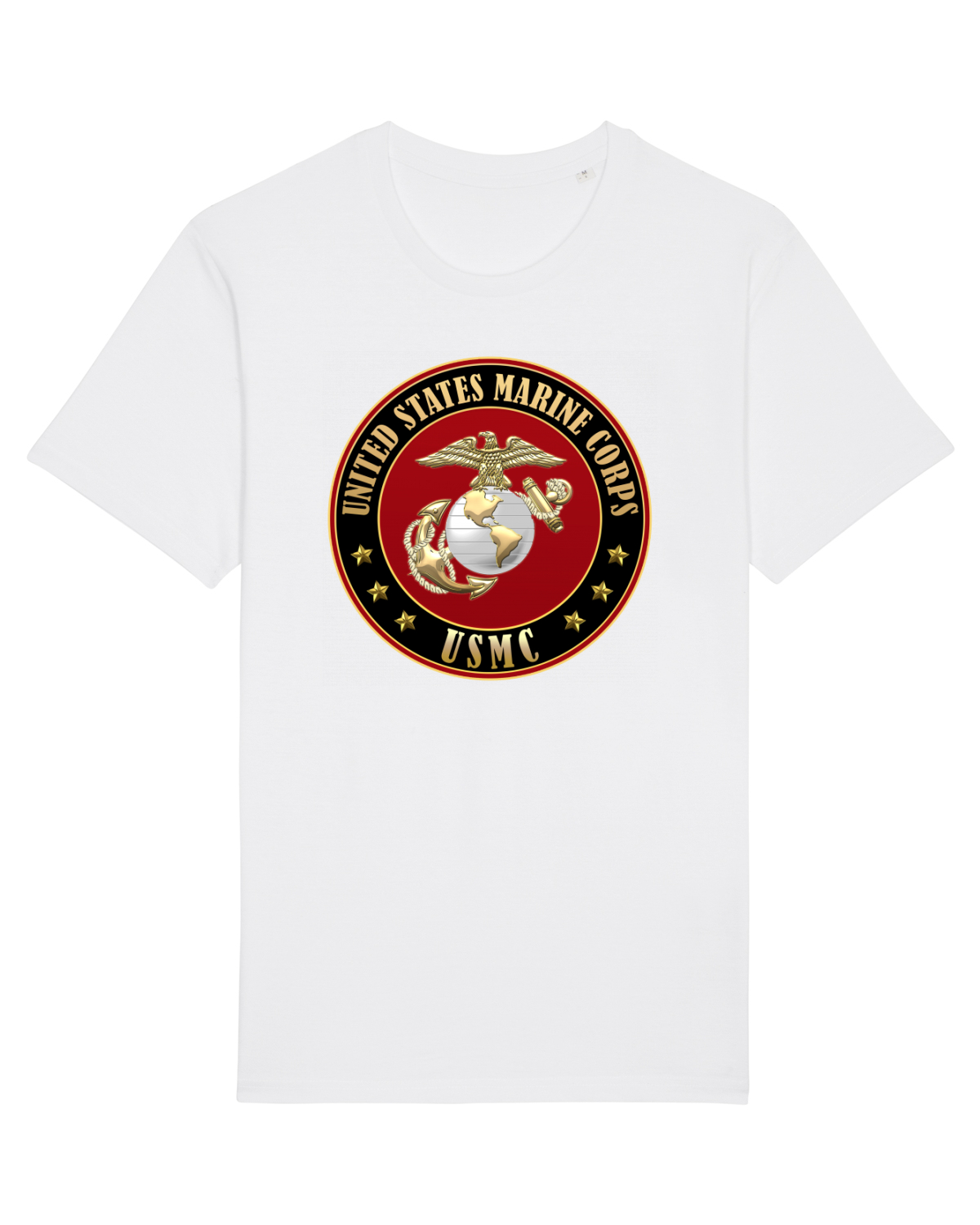 Tricou mânecă scurtă Unisex Rocker White