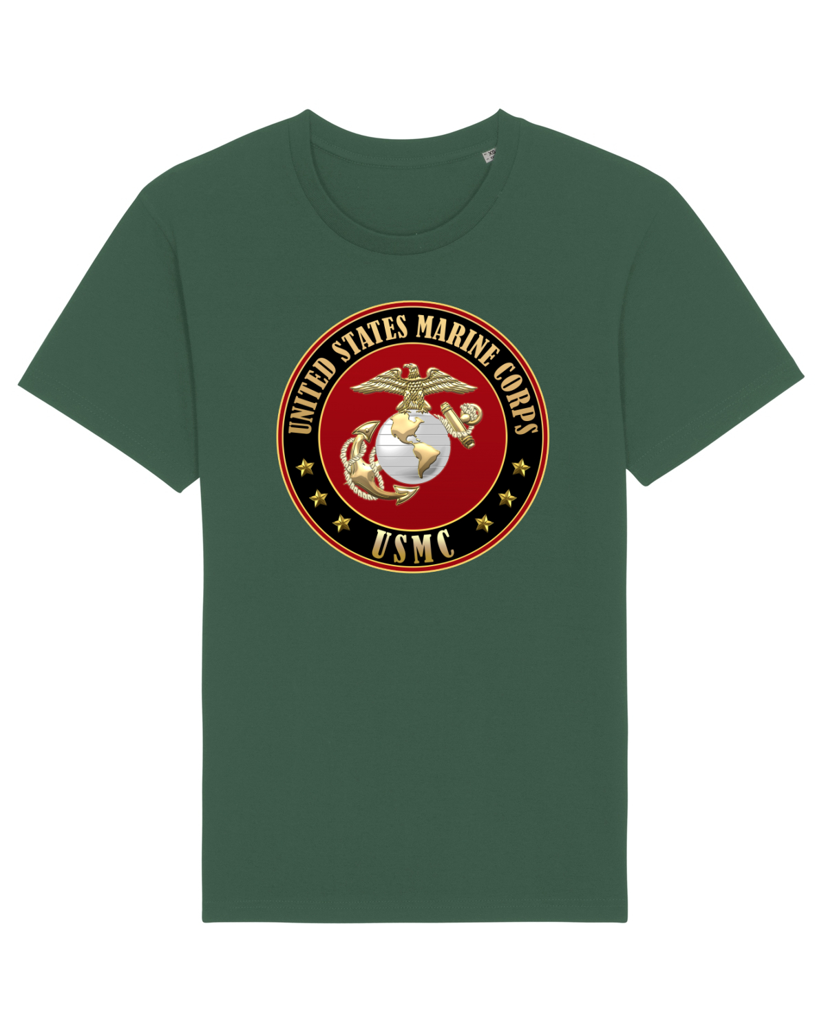 Tricou mânecă scurtă Unisex Rocker Bottle Green