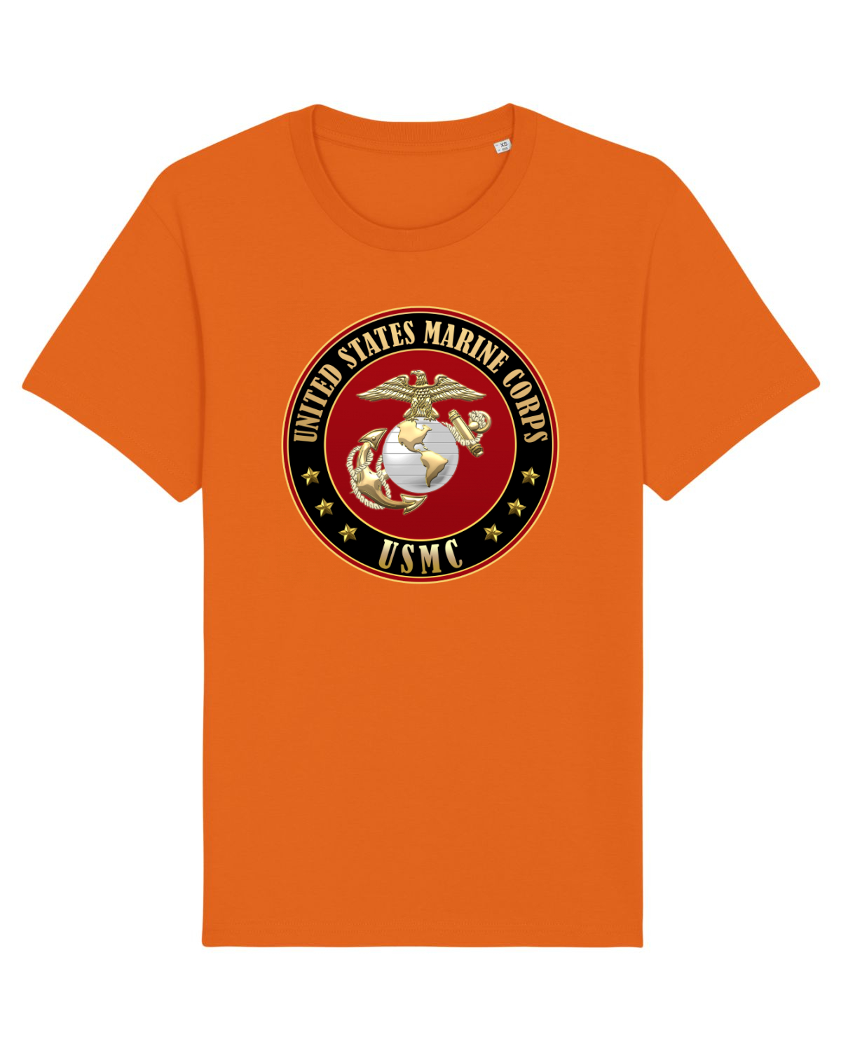 Tricou mânecă scurtă Unisex Rocker Bright Orange