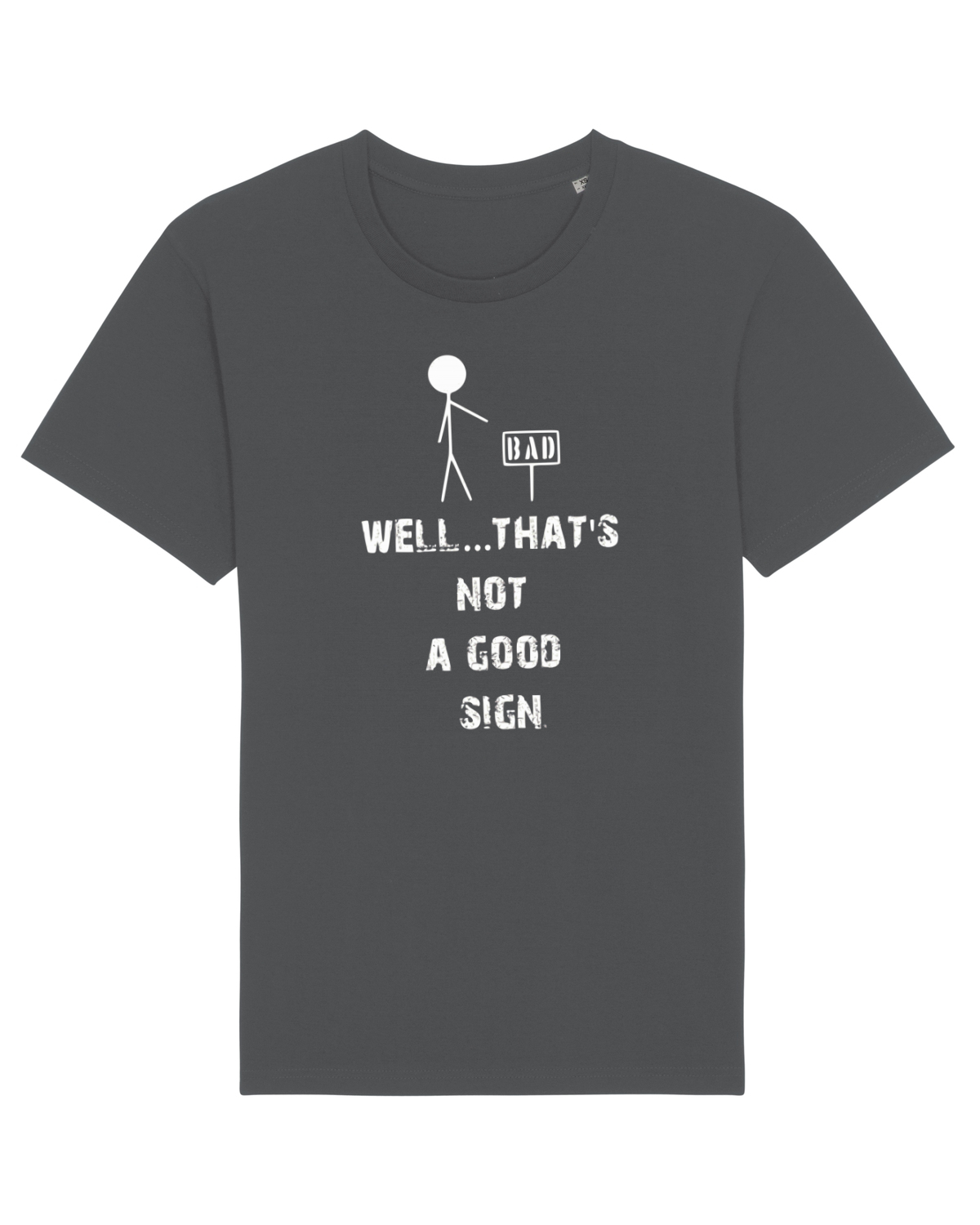 Tricou mânecă scurtă Unisex Rocker Anthracite