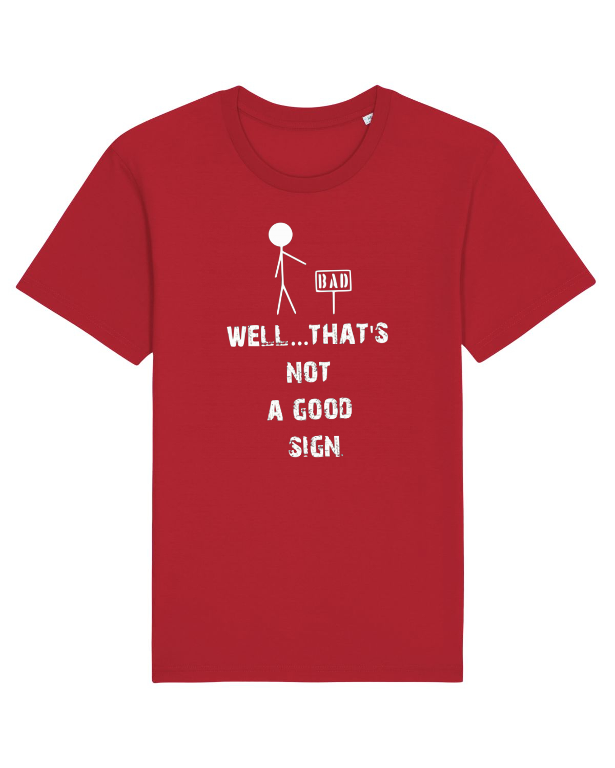 Tricou mânecă scurtă Unisex Rocker Red