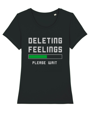 Deleting Feelings Please Wait Black