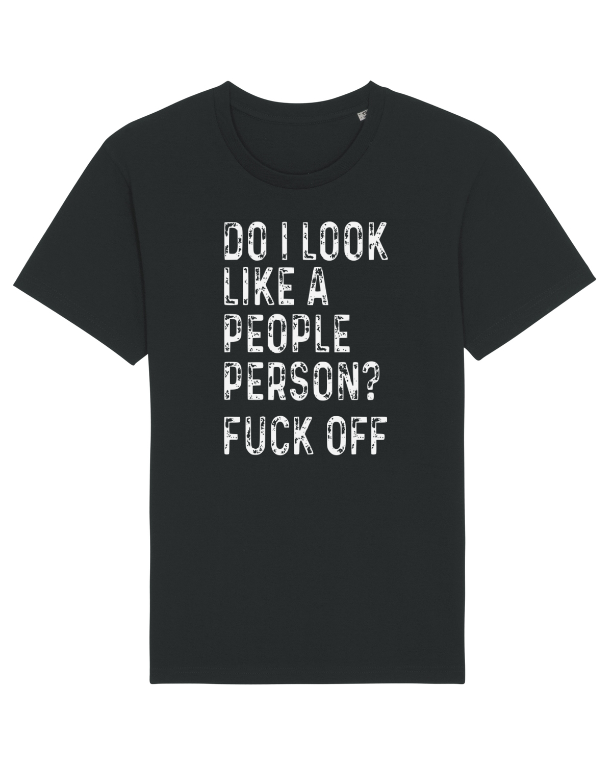 Tricou mânecă scurtă Unisex Rocker Black