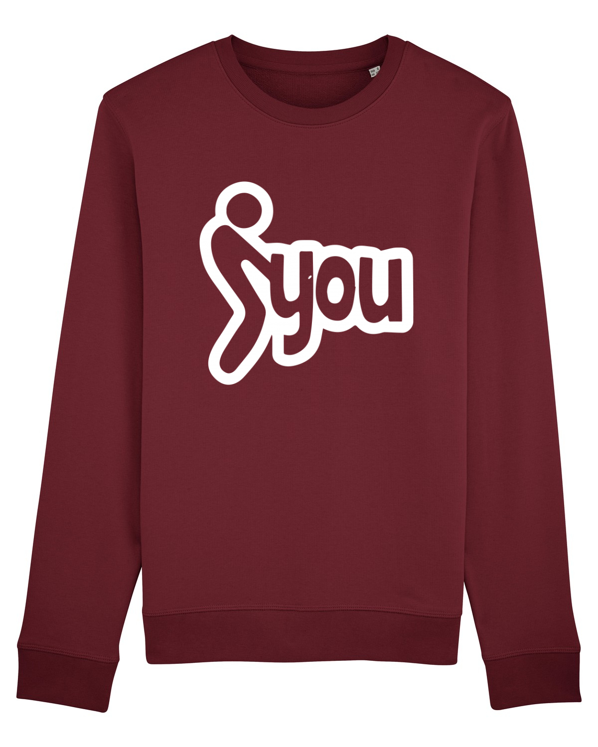 Bluză mânecă lungă Unisex Rise Burgundy