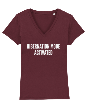 HIBERNATION MODE ACTIVATED Burgundy