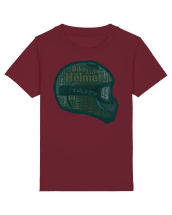 WordArt Helmet Burgundy