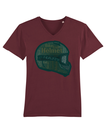 WordArt Helmet Burgundy