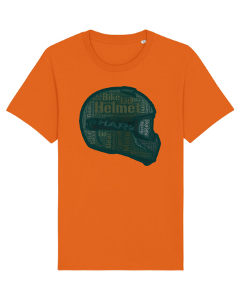 WordArt Helmet Bright Orange