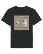 I start my morning with a cup of Java Tricou mânecă scurtă Unisex Rocker