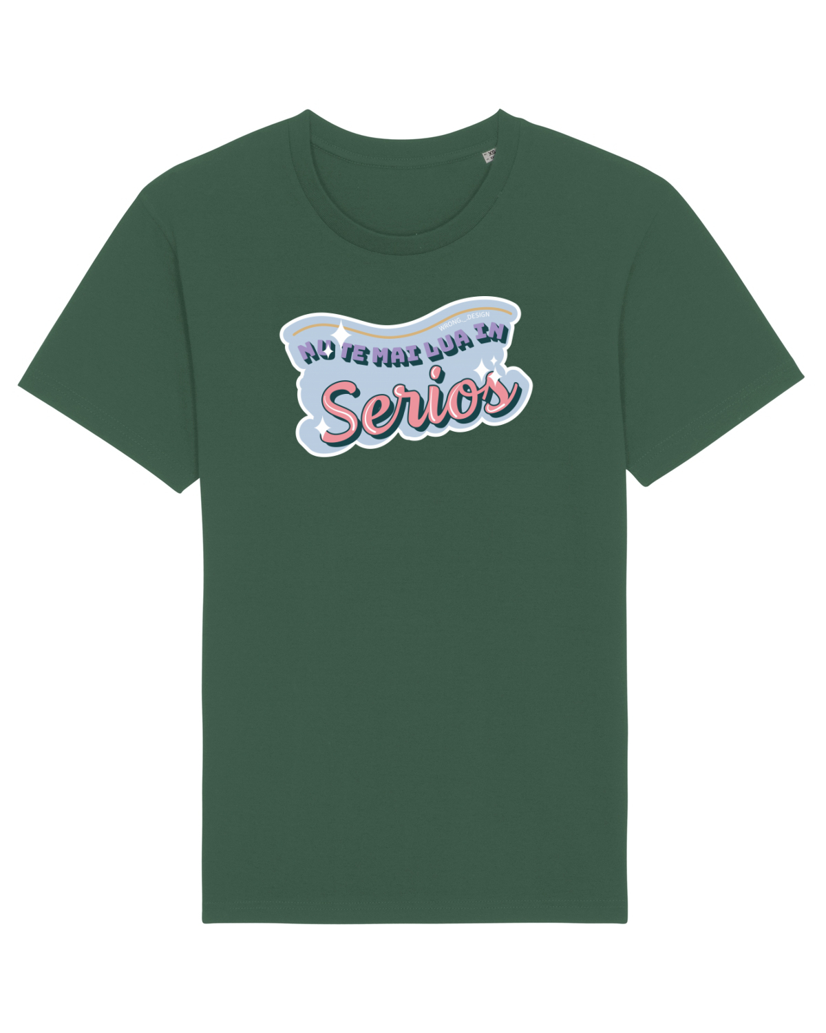 Tricou mânecă scurtă Unisex Rocker Bottle Green