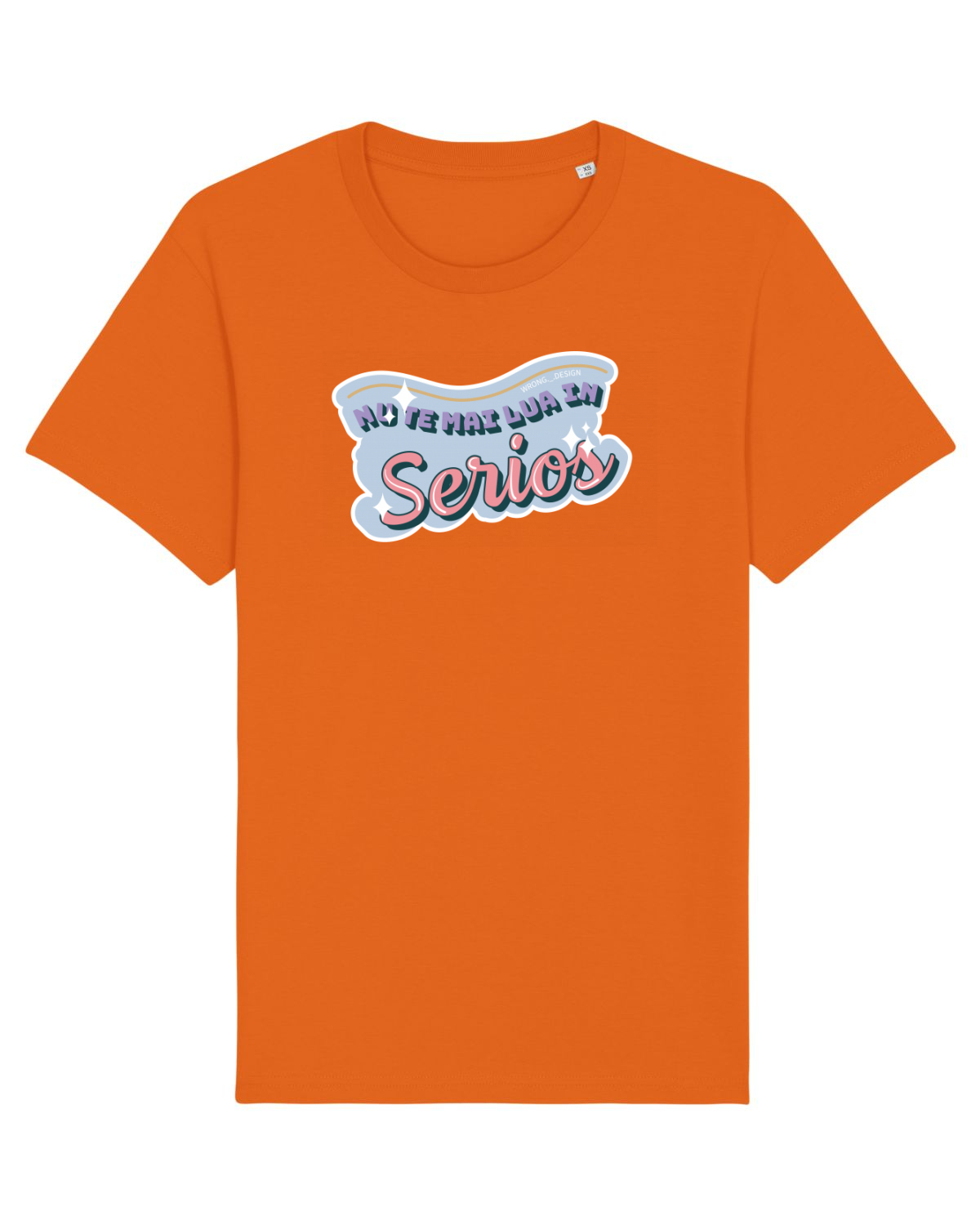 Tricou mânecă scurtă Unisex Rocker Bright Orange