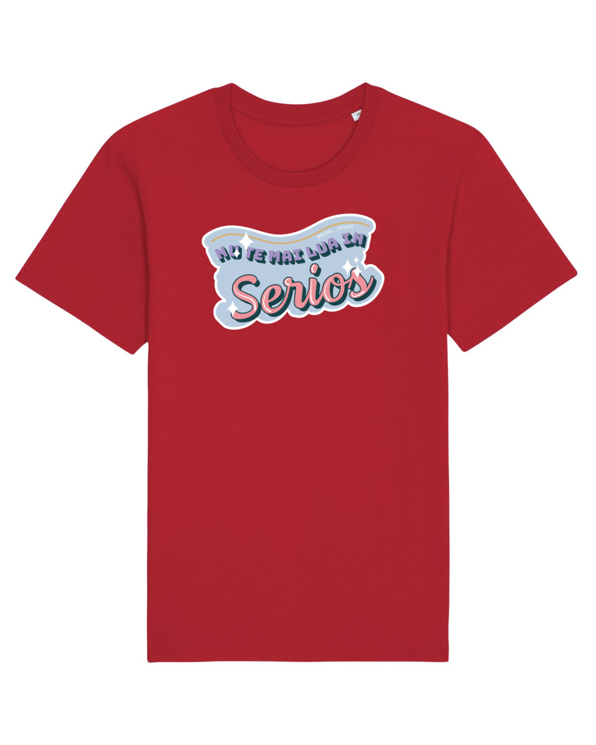 Tricou mânecă scurtă Unisex Rocker Red