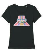 Proasta satului Tricou mânecă scurtă guler larg fitted Damă Expresser