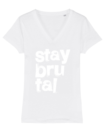 Stay Brutal White