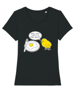 Holy Cow Larry Is That You? Tricou mânecă scurtă guler larg fitted Damă Expresser