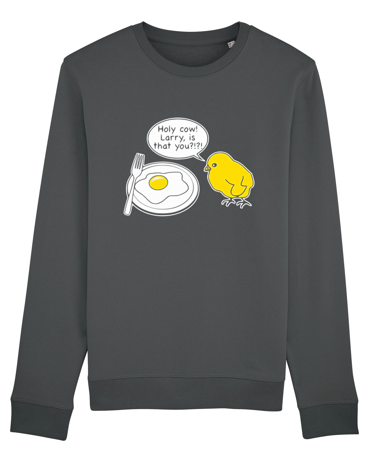 Bluză mânecă lungă Unisex Rise Anthracite