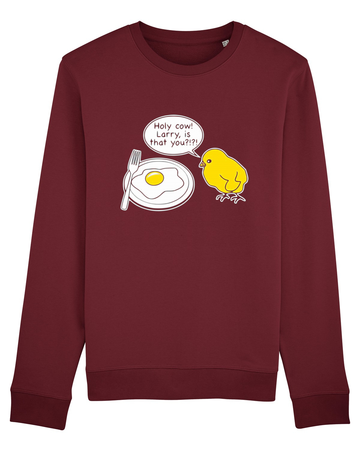 Bluză mânecă lungă Unisex Rise Burgundy