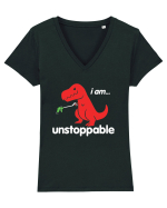 I am Unstopable... Tricou mânecă scurtă guler V Damă Evoker