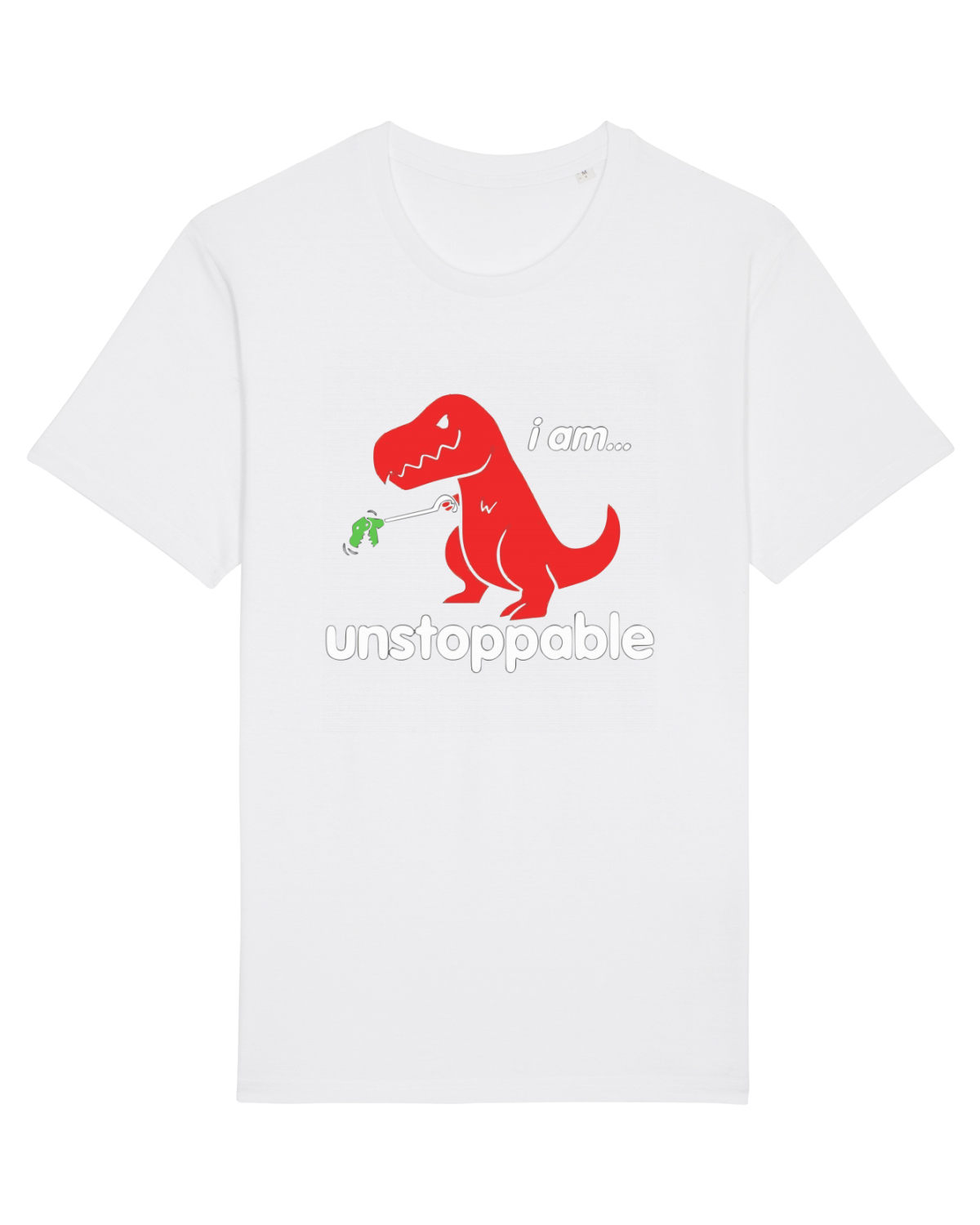 Tricou mânecă scurtă Unisex Rocker White