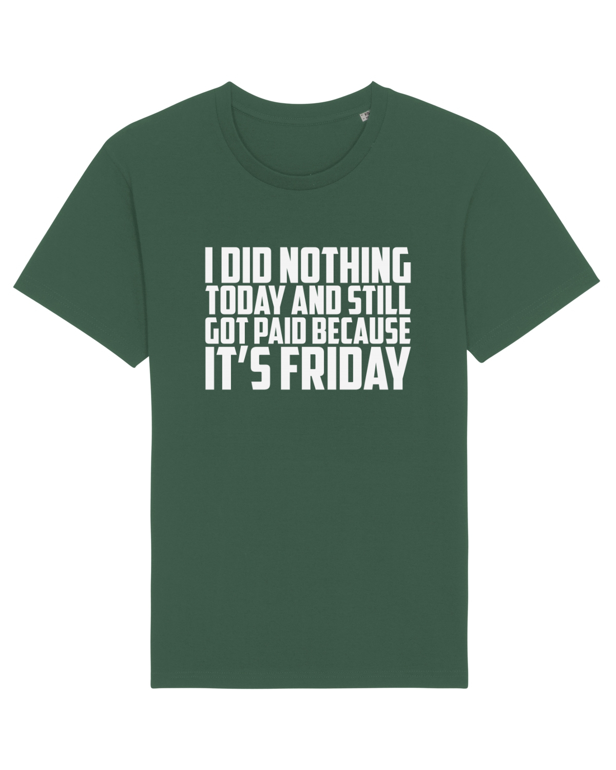 Tricou mânecă scurtă Unisex Rocker Bottle Green