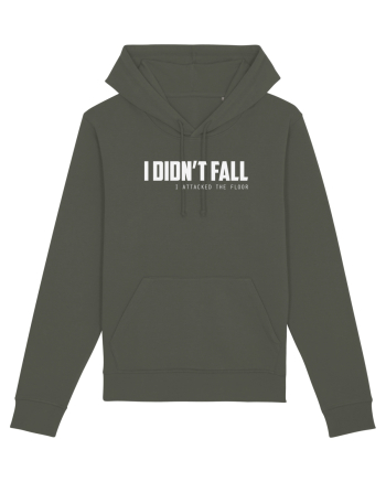 I DIDN'T FALL I ATTACKED THE FLOOR Khaki
