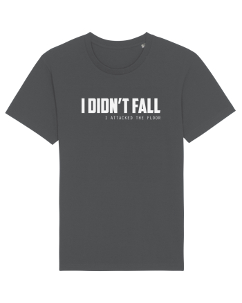 I DIDN'T FALL I ATTACKED THE FLOOR Anthracite