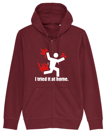 I Tried It At Home Burgundy