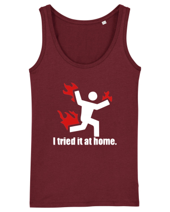 I Tried It At Home Burgundy