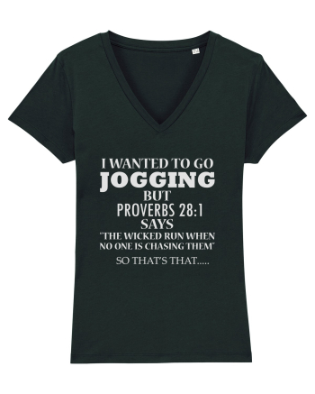 I WANTED TO GO JOGGING Black
