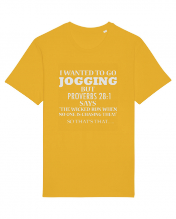 I WANTED TO GO JOGGING Spectra Yellow