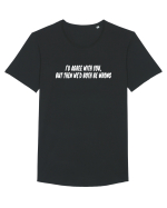 I'd Agree With You But Then We'd Both Be Wrong Tricou mânecă scurtă guler larg Bărbat Skater