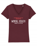 Mental Health Institute Tricou mânecă scurtă guler V Damă Evoker