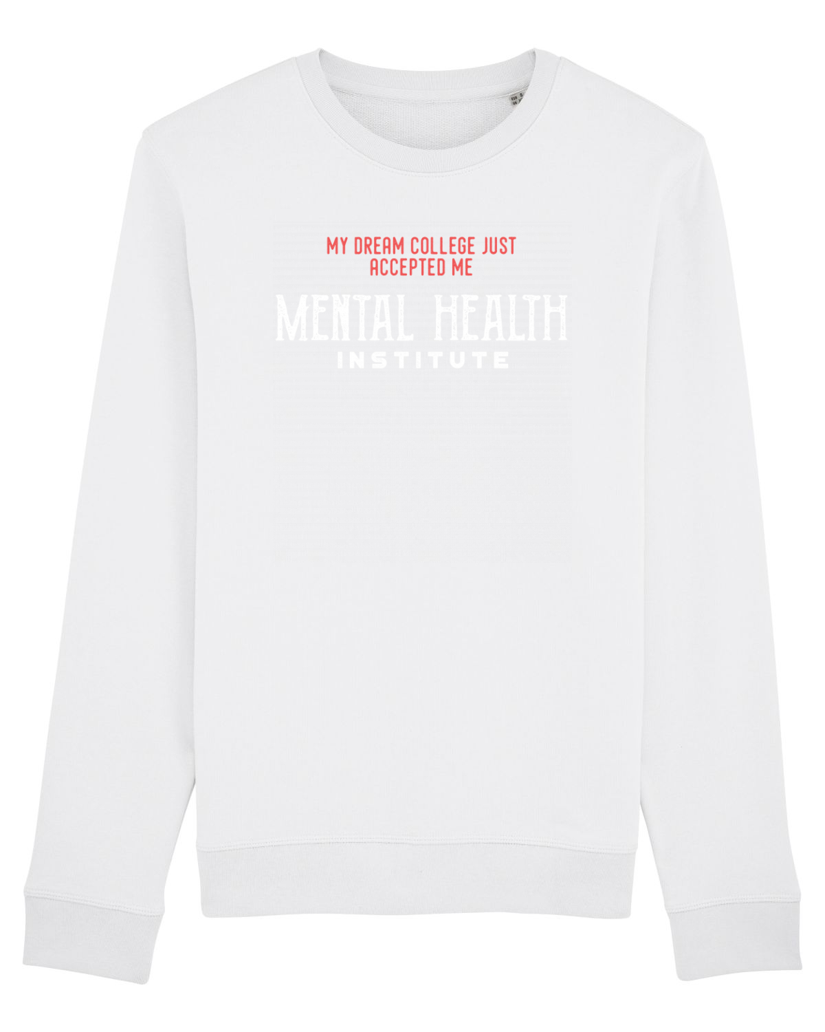 Bluză mânecă lungă Unisex Rise White