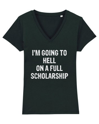 I'M GOING TO HELL ON A FULL SCHOLARSHIP Black