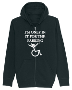 I'm in it for the parking Hanorac cu fermoar Unisex Connector
