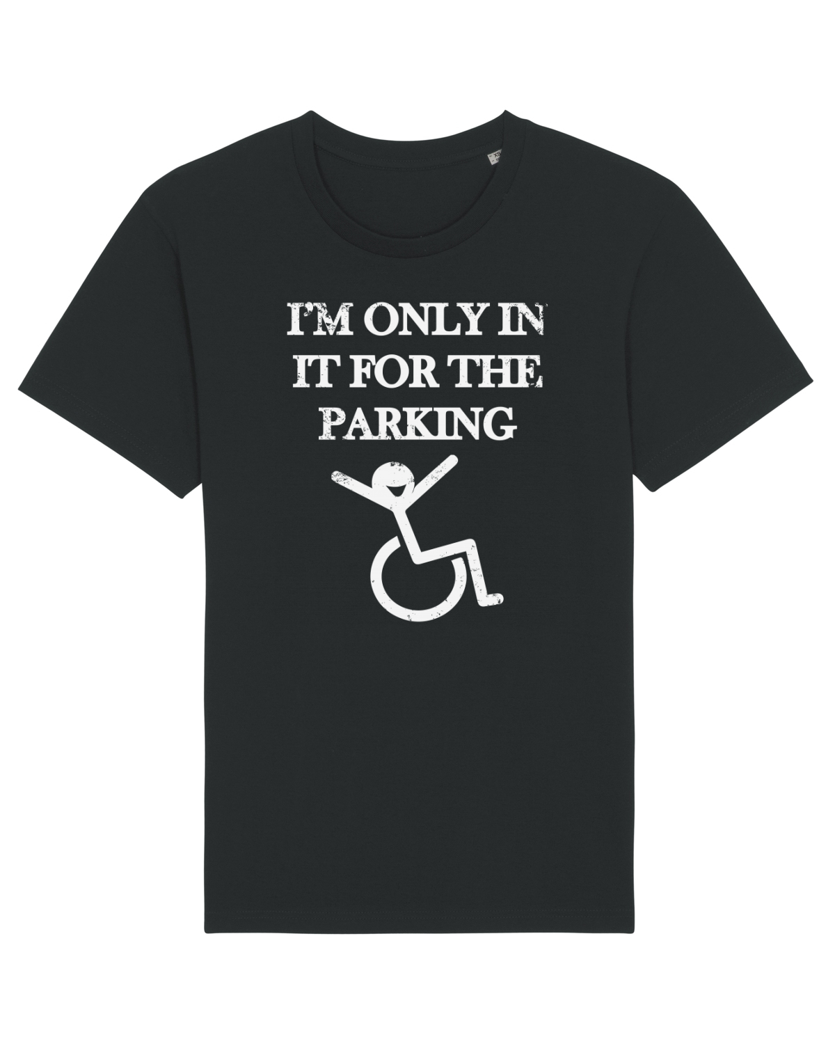 Tricou mânecă scurtă Unisex Rocker Black