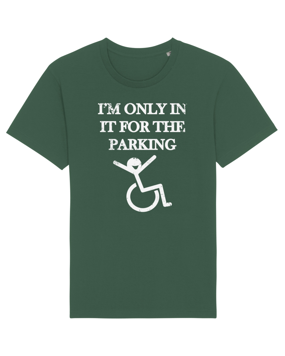 Tricou mânecă scurtă Unisex Rocker Bottle Green