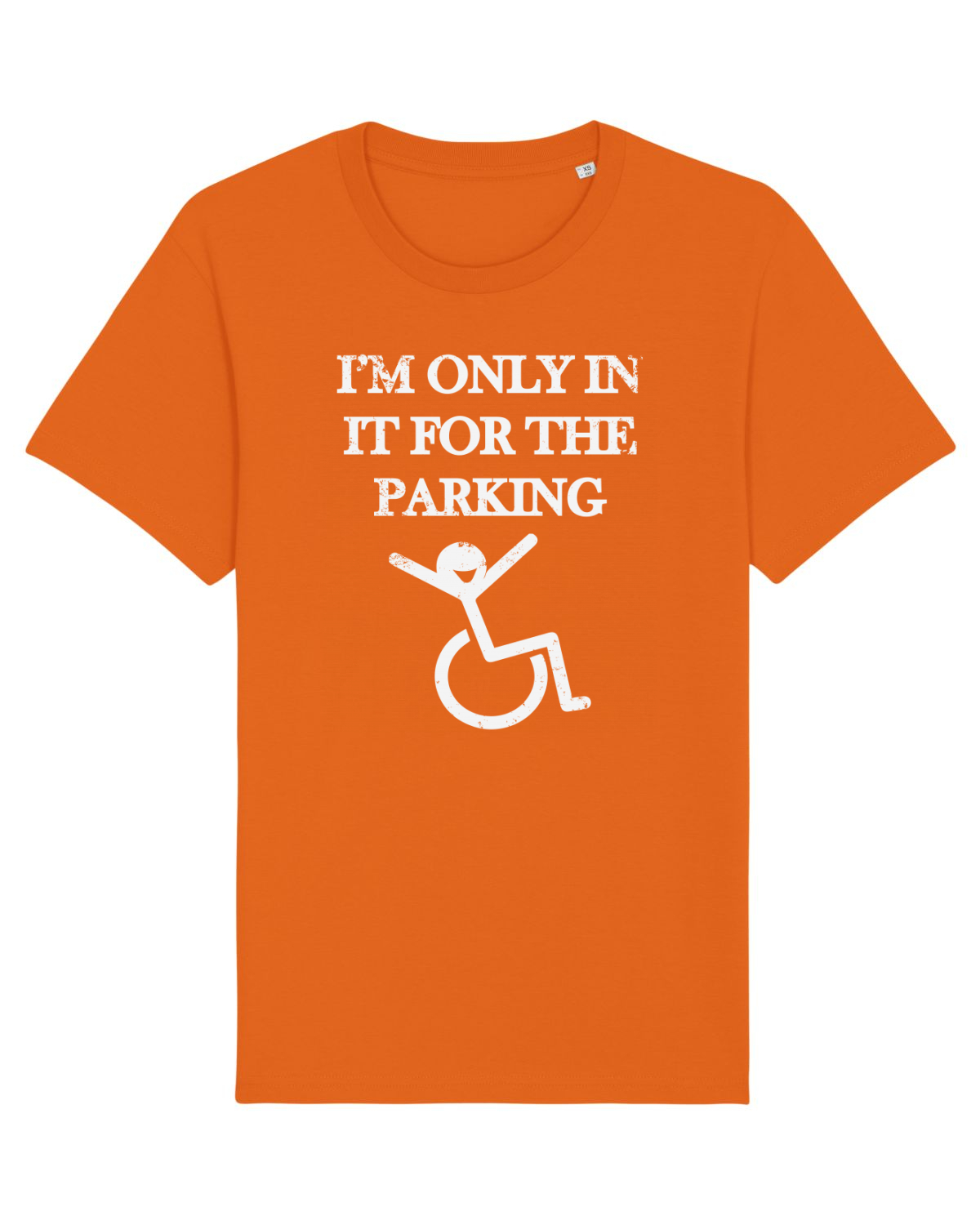 Tricou mânecă scurtă Unisex Rocker Bright Orange