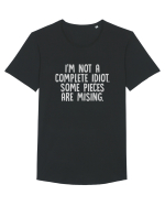 I'M NOT A COMPLETE IDIOT. SOME PIECES ARE MISING. Tricou mânecă scurtă guler larg Bărbat Skater