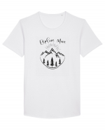 EXPLORE Tricou mânecă scurtă guler larg Bărbat Skater