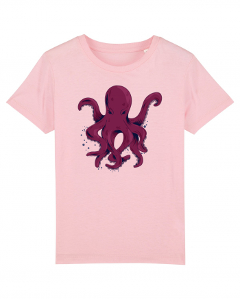 Octopus friend Cotton Pink