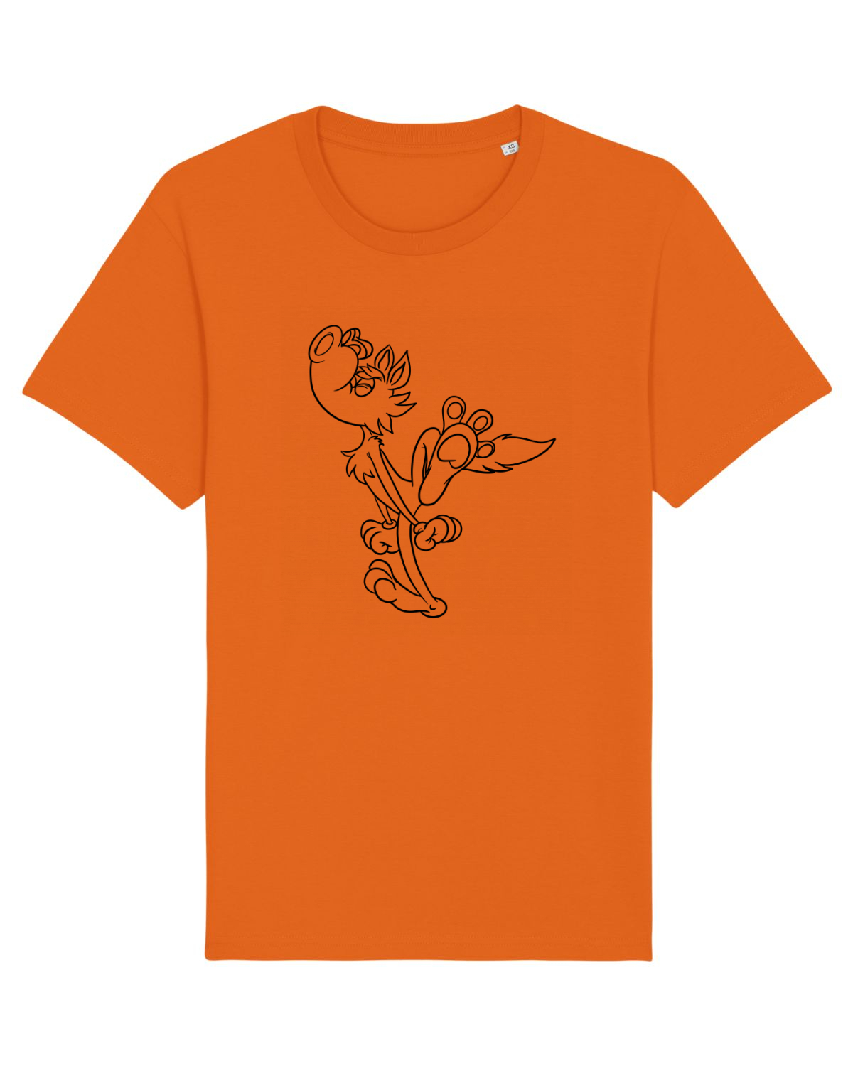 Tricou mânecă scurtă Unisex Rocker Bright Orange
