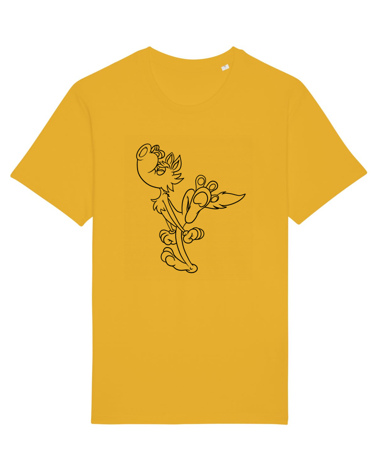Tricou mânecă scurtă Unisex Rocker Spectra Yellow